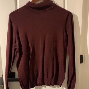 COPY - Burgundy turtleneck